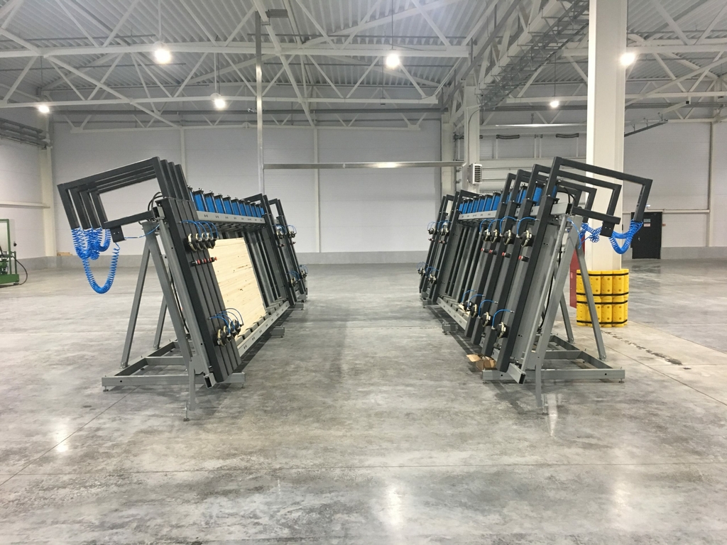 Пресс гидравлический для склеивания бруса и щита SLH-GRP