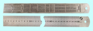 Линейка Металлическая 1500х40х1.6 мм с двухсторонней шкалой "CNIC" (YX01-015AT)