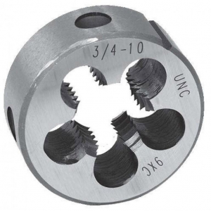 Плашка Дюймовая   1 1/8"- 7 UNC 60° Р6АМ5  7 ниток/дюйм  dнар.65мм "CNIC"