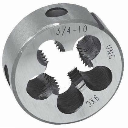 Плашка Дюймовая   1 3/4"- 5 UNC 60° 9ХС  5 ниток/дюйм  dнар.90мм "CNIC"