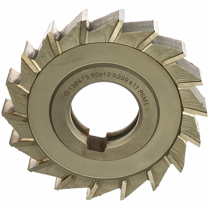 Фреза дисковая 3-х сторонняя 100х 7х32, Z=18 Р18 с разнонаправленными зубьями "CNIC"