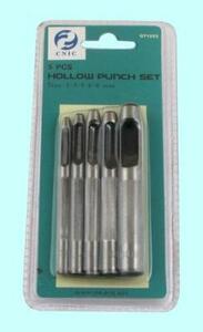 Набор высечек (пробойников) из  5-ти шт. от 3 до 8мм в блистере "CNIC" (ОТ202)