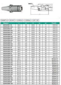 Патрон Цанговый с хв-ком 7:24-50 ГОСТ 25827 исп.2  для станков с ЧПУ под цанги ЕR32 (DAT50-ER32-100) "CNIC"