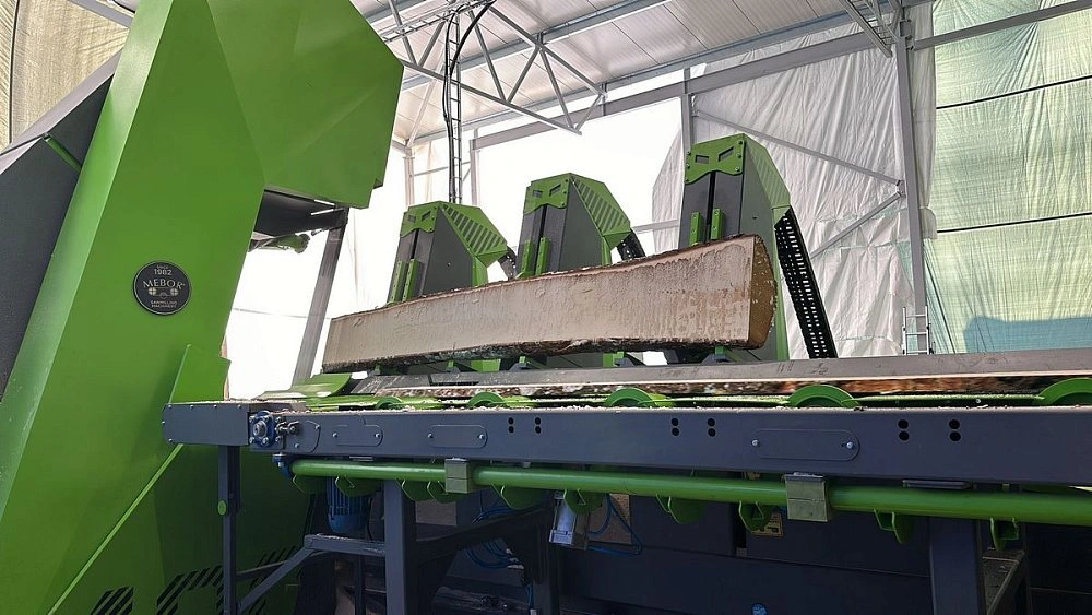 Вертикальная широколенточная пилорама MEBOR VTZ-1600 PLUS