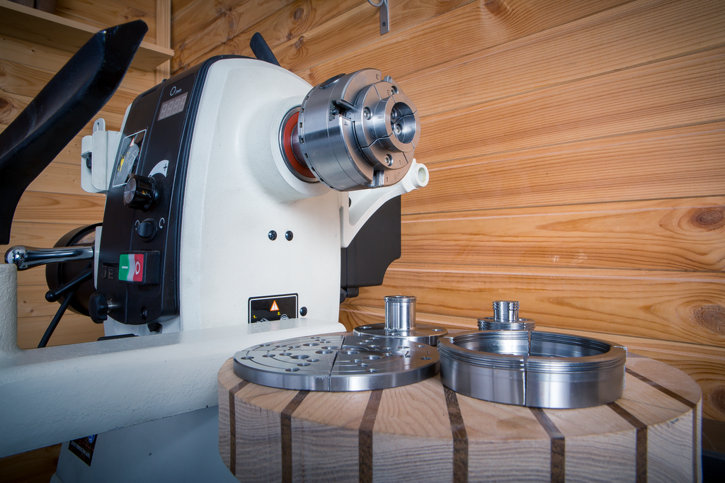 CK-3.75Z/S1 95мм 4-х кулачковый токарный патрон по дереву в наборе (59500061)