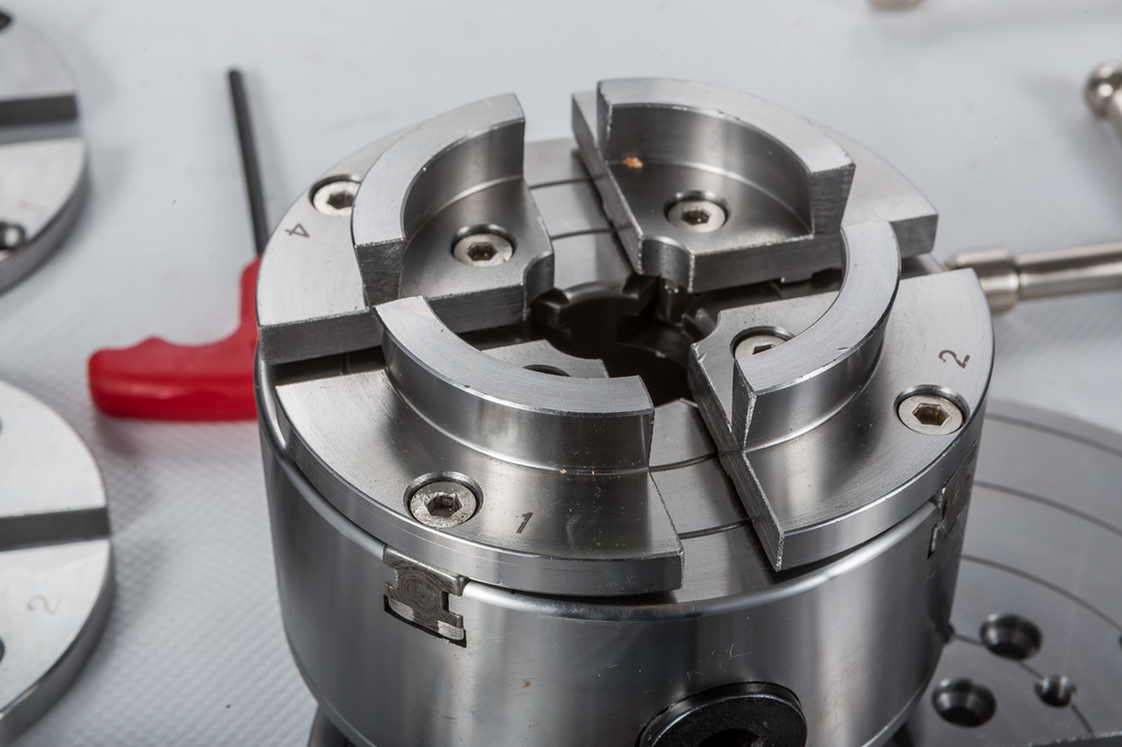 CK-4.5Z/S1 114 мм 4-х кулачковый токарный патрон по дереву в наборе (59500109)