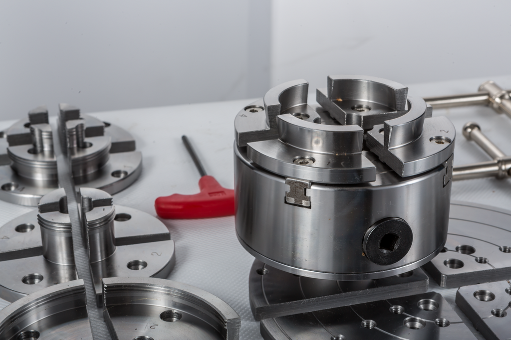 CK-4.5Z/S1 114 мм 4-х кулачковый токарный патрон по дереву в наборе (59500109)