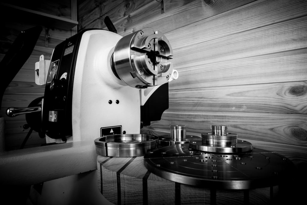 CK-4.5Z/S1 114 мм 4-х кулачковый токарный патрон по дереву в наборе (59500109)