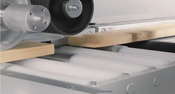 Автоматический торцовочный станок с функцией вырезки дефектов и оптимизации JANGJA AM8424 / EM8441