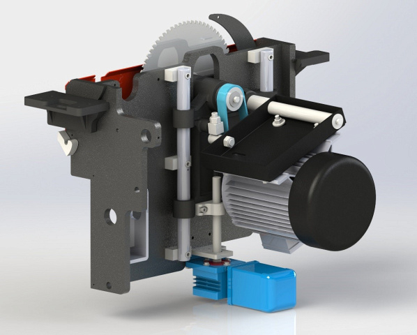 Круглопильный станок с кареткой с электроподъемом пилы SICAR SEGA 315 Maxi
