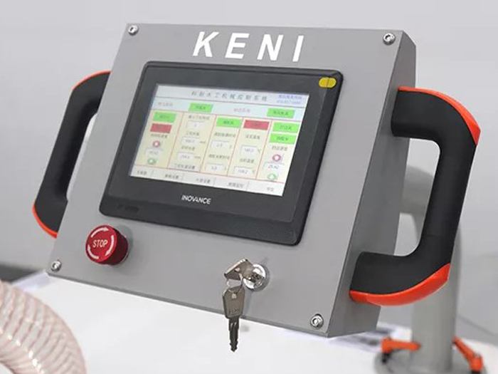 Кромкооблицовочный станок KN-620-3 для криволинейных деталей 2 в 1 (оклейка и фрезеровка), EVA и PUR