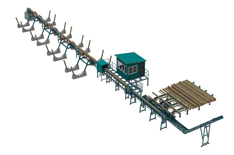 Линия сортировки бревна Cronver LSB 300