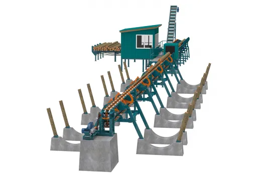Линия сортировки бревна Cronver LSB 300