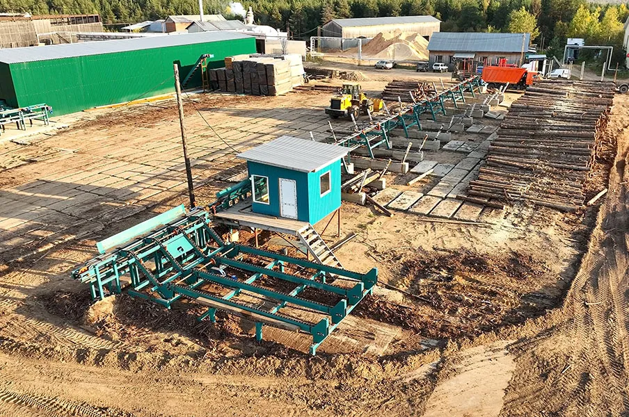 Линия сортировки бревна Cronver LSB 300