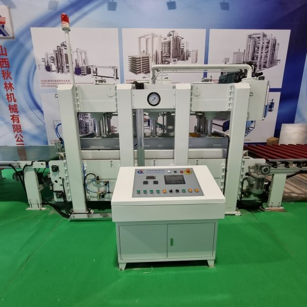 Линия прессования на базе проходного гидравлического горячего пресса Shanxi Quilin Machinery BY 624X9/18