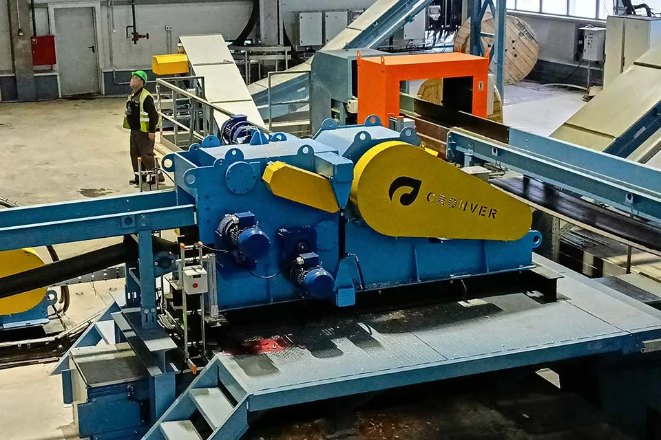 Барабанная рубительная машина Cronver MRB 160