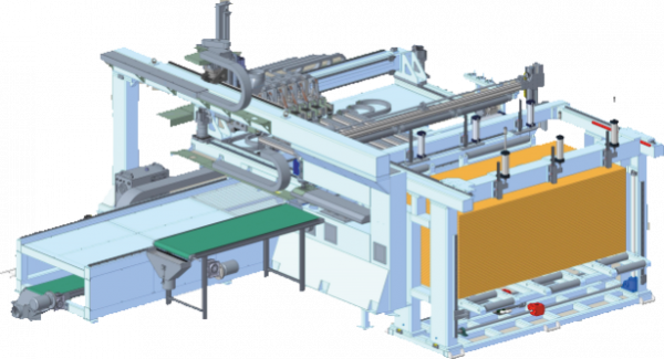 Фрезерный обрабатывающий центр пакетного раскроя с присадкой ChangFeng CF-JET3020.CNC