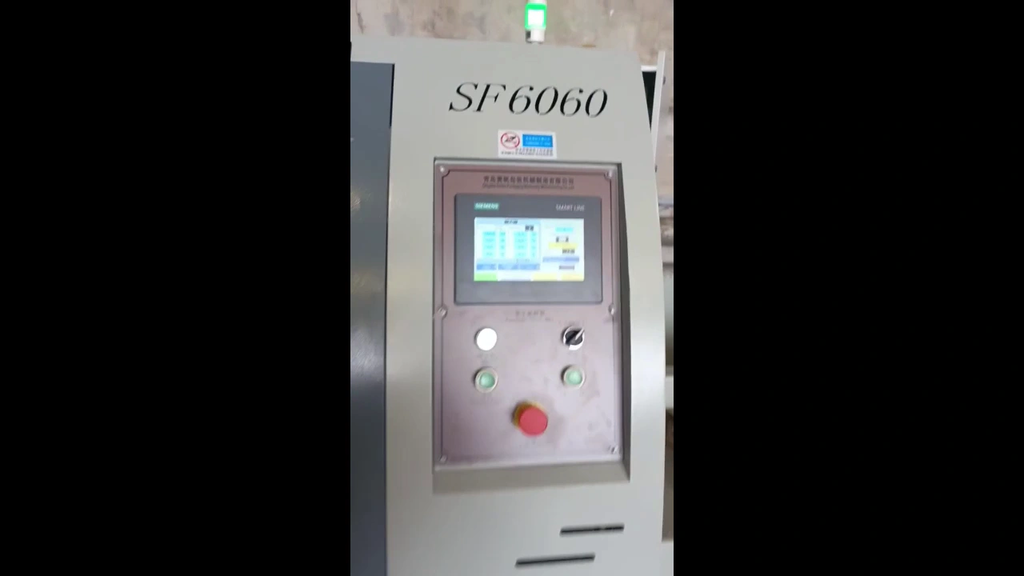 Автоматический торцовочный станок Saifan SF6060 (4 метра) с толкателем