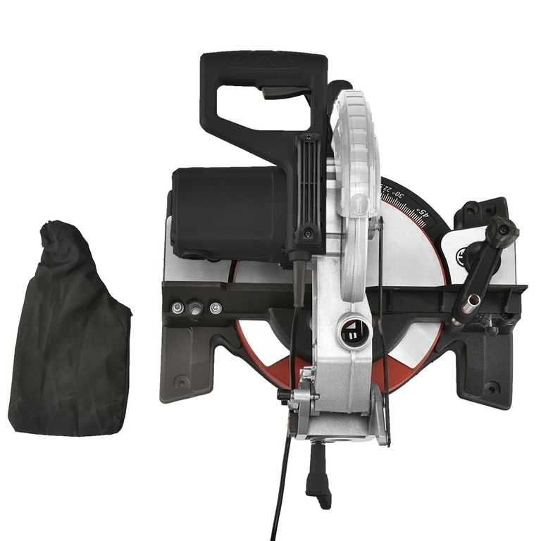 Торцовочная пила jib 7255d-2  мощность двигателя  2 квт диаметр пильного диска 254 мм