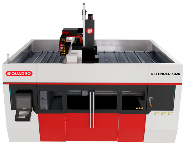 Пятиосевой обрабатывающий центр с ЧПУ QUADRO DEFENDER 3020