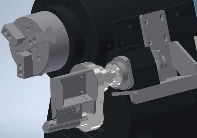 Токарный центр с осью Y и противошпинделем SKM NL 2500SY