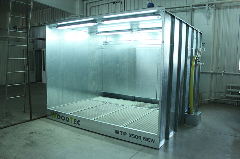 Окрасочная камера с активным водяным полом WoodTec WTP 2500 NEW