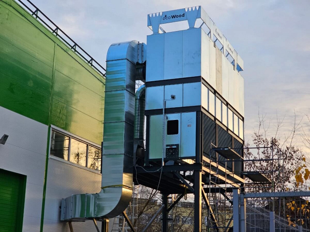 Фильтр рукавный с силосом EcoWood Industrial SP