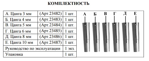 Цанга МТ2 ф10мм К 412