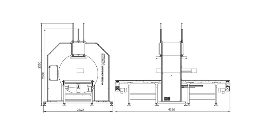 Упаковочный станк в стрейч пленку Spinner 2200 S