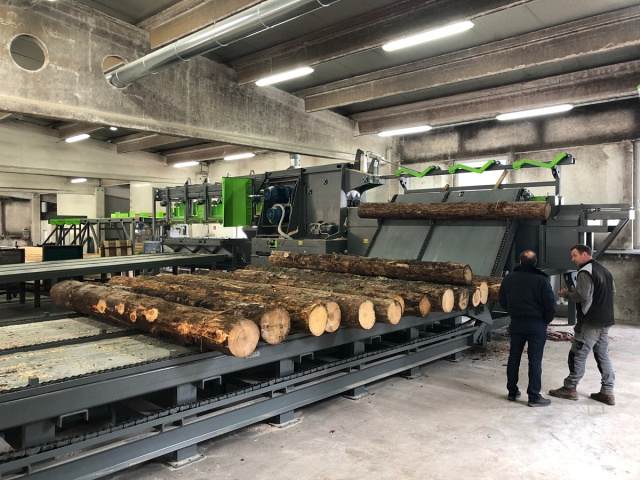 Бревнопильный многопильный станок Mebor SDH-D 340