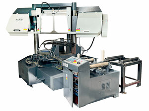 Автоматический двухколонный ленточнопильный станок GNC 4250 Z с поворотной рамой