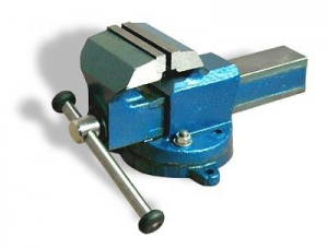 Тиски Слесарные 125 мм стальные поворотные ТСС-125 (Глазов)