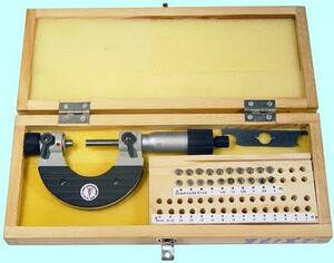 Микрометр Резьбовой со вставками  МВМ- 25, 0-25 мм(немного поврежд. упак.)