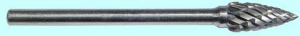 Борфреза тв.спл. гипербол.с точеч.торц.  d 4х13х3х40 спиральная насечка (G04 13М03) "CNIC"