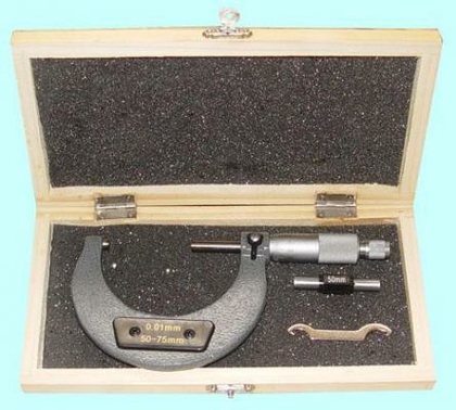 Микрометр Гладкий МК- 75   50- 75 мм (0,01) кл.т.1 тв.сплав "CNIC" (ОМ1811-3)