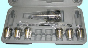 Патрон Цанговый с хв-ком 7:24-30 ГОСТ 25827 исп.1 М12х1.75 с набором цанг ER25 из  7шт (2-16мм) "CNIC"