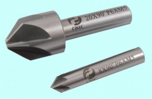 Зенковка d  8,0х 6.0х 44 конус  90° dхв=8мм Р6АМ5 ц/х Z=6 DIN335A "CNIC"