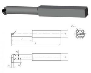 Резец Канавочный внутренний 16х16х170 Т5К10 а=4, m=8