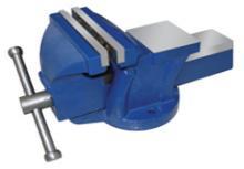 Тиски Слесарные 100 мм (4") стальные неповоротные облегченные с наковальней (LT96104) "CNIC" (упакованы по 4шт.)