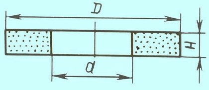 Круг ПП 150х10х32 25А 40 СТ  (WA F46 O-P) (ВАЗ)