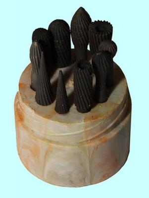 Набор борфрез Р6М5 из 10шт. d(6-10)х(8-28)х6мм (трещины на крышке футляра упаковки)