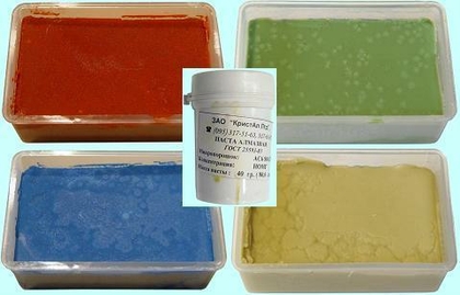 Паста Эльборовая ЛМ 40/28, НОМГ 50г. 20,0 карат.(красная)