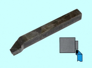 Резец Проходной упорный отогнутый  6х 6х 80 ВК8 DIN 4980 "CNIC"