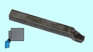 Резец Проходной упорный отогнутый  6х 6х 80 ВК8 левый DIN 4980 "CNIC"