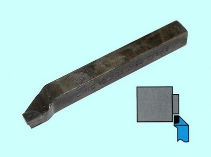 Резец Проходной упорный отогнутый  6х 6х 80 Т15К6 DIN 4980 "CNIC"