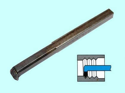 Резец Резьбовой  10х10х140 Т15К6 для внутренней резьбы DIN 283-60 "CNIC"
