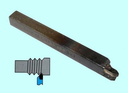 Резец Резьбовой  12х12х110 Т5К10 для наружной резьбы левый DIN 282-60 "CNIC"