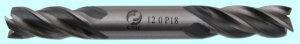 Фреза Концевая d 3,0х10х50 ц/х Р18 Z=4 двухсторонняя "CNIC"