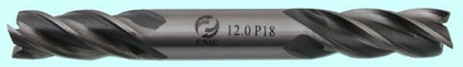 Фреза Концевая d 4,0х20х75 ц/х Р18 Z=4 двухсторонняя "CNIC"