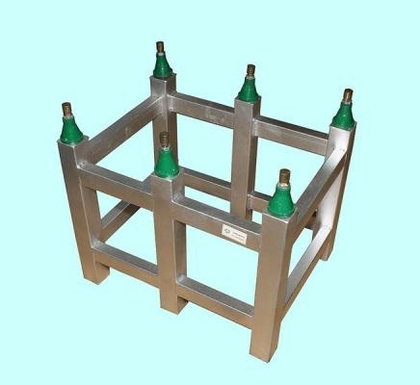 Станина (стенд) монтажная для плиты 1000х 630мм 6 опор регулировки "TLX"